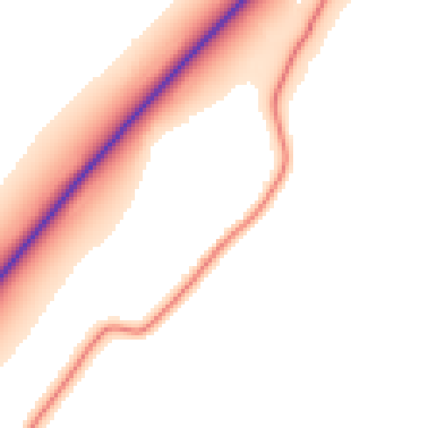 Daytime road noise heatmap for LA3 3ER