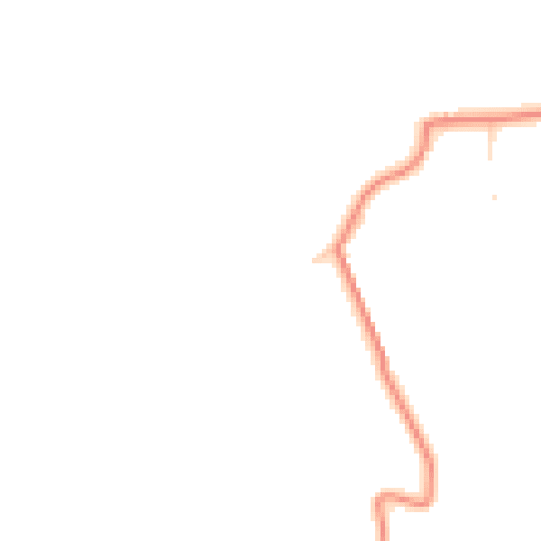 Daytime road noise heatmap for LA3 3FG