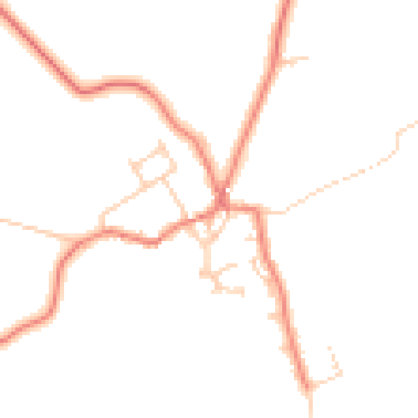 Daytime road noise heatmap for LA3 3HD