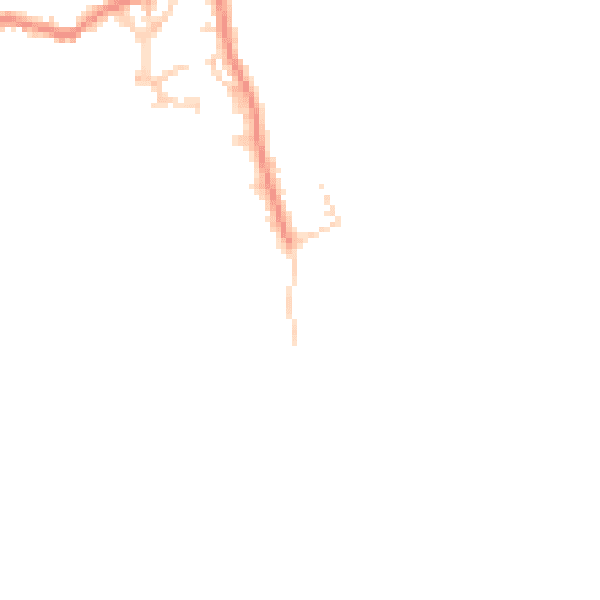 Daytime road noise heatmap for LA3 3JB