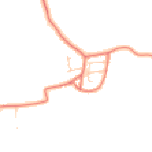Daytime road noise heatmap for LA3 3LA