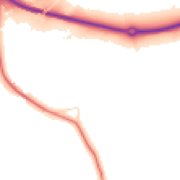 Daytime road noise heatmap for LA3 3QP
