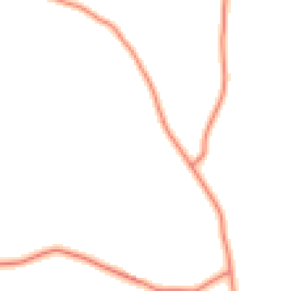 Daytime road noise heatmap for LA7 7AH