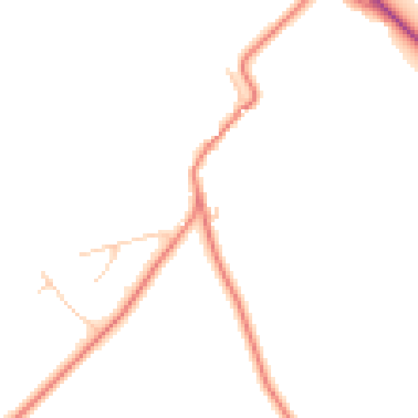 Daytime road noise heatmap for LA7 7AY