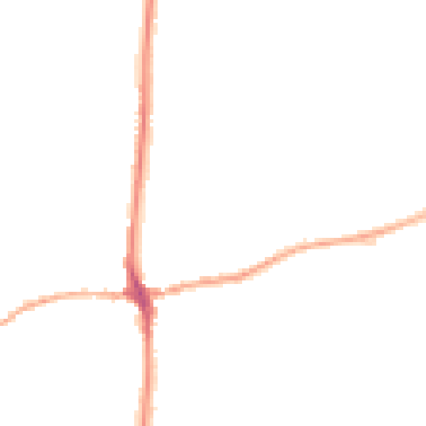 Night-time road noise heatmap for LA7 7DB