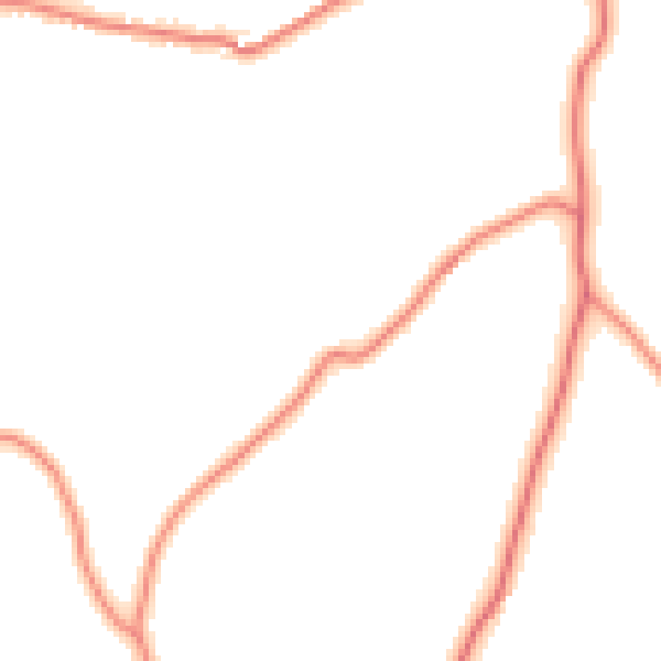 Daytime road noise heatmap for LA7 7DG