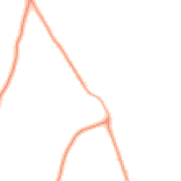 Daytime road noise heatmap for LA7 7DN