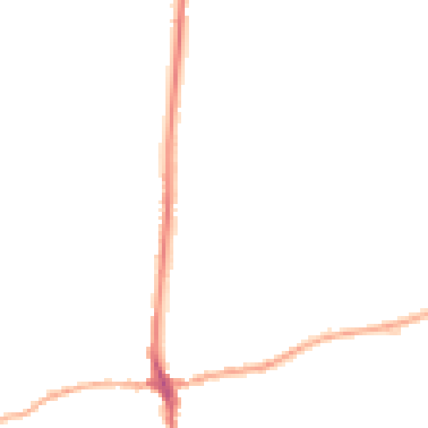 Night-time road noise heatmap for LA7 7DT