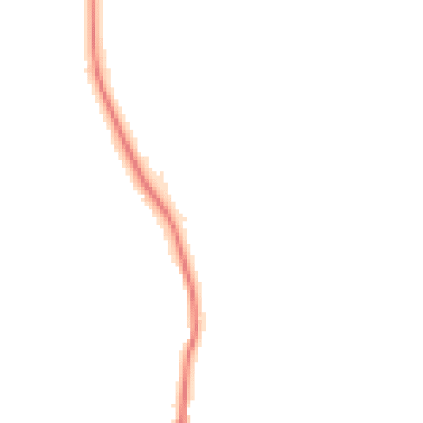Night-time road noise heatmap for LA7 7EF