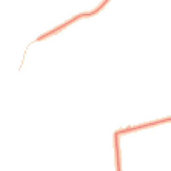 Daytime road noise heatmap for LA7 7EZ