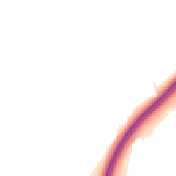 Night-time road noise heatmap for LA7 7PA