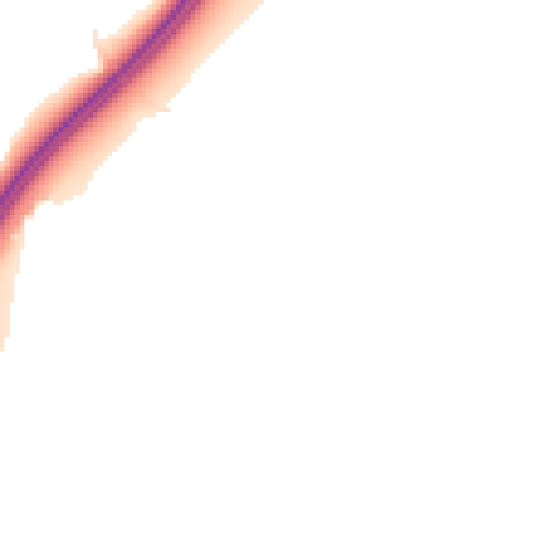Night-time road noise heatmap for LA7 7PD