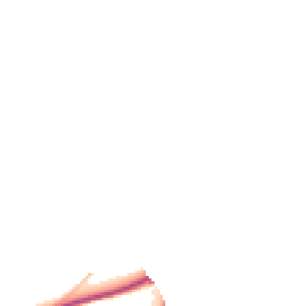 Daytime road noise heatmap for LD8 2AJ