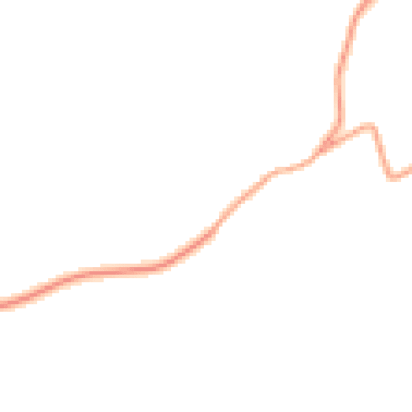Daytime road noise heatmap for LD8 2HN