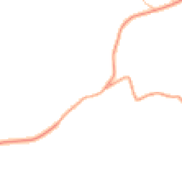 Daytime road noise heatmap for LD8 2HP