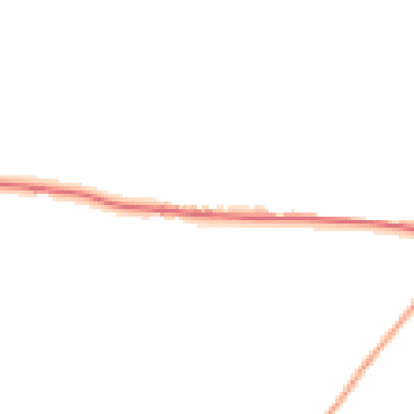 Daytime road noise heatmap for LD8 2HY