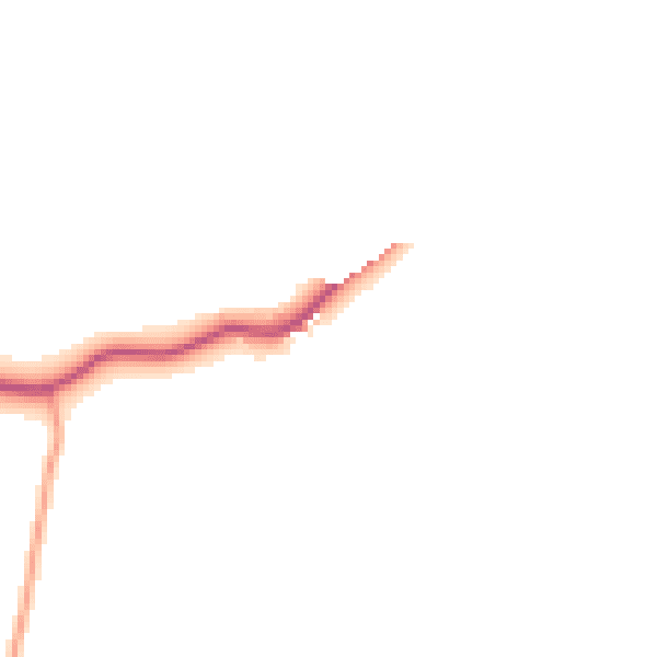 Daytime road noise heatmap for LD8 2PS