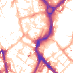 Daytime road noise heatmap for LE1 1QH