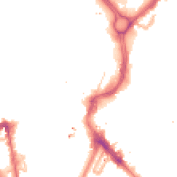 Night-time road noise heatmap for LE1 1QH
