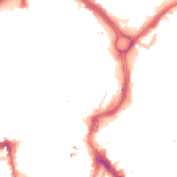 Night-time road noise heatmap for LE1 1QS