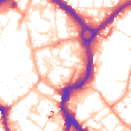 Daytime road noise heatmap for LE1 1QW