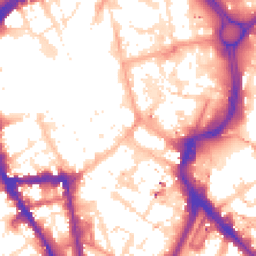 Daytime road noise heatmap for LE1 1RA