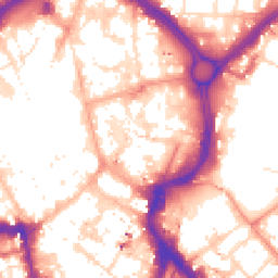 Daytime road noise heatmap for LE1 1RG