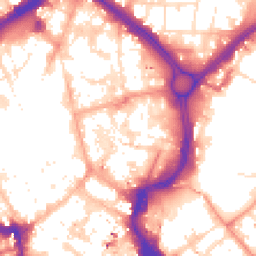 Daytime road noise heatmap for LE1 1SE