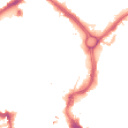 Night-time road noise heatmap for LE1 1SE