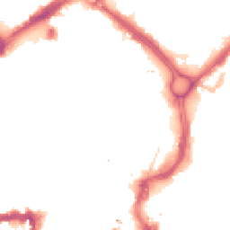 Night-time road noise heatmap for LE1 1WJ
