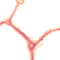 Night-time road noise heatmap for LE1 2ET