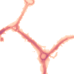 Night-time road noise heatmap for LE1 2FB