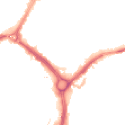 Night-time road noise heatmap for LE1 2FH