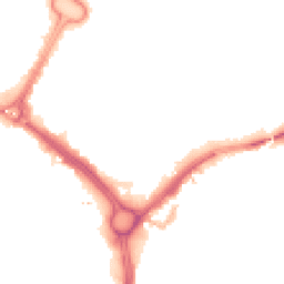 Night-time road noise heatmap for LE1 2GJ