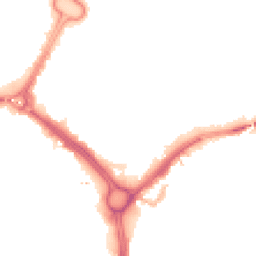 Night-time road noise heatmap for LE1 2GN