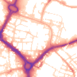 Daytime road noise heatmap for LE1 2GX