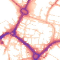 Daytime road noise heatmap for LE1 2JJ