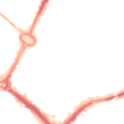 Night-time road noise heatmap for LE1 2NA