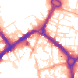 Daytime road noise heatmap for LE1 3HS