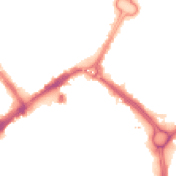 Night-time road noise heatmap for LE1 3HS