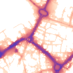 Daytime road noise heatmap for LE1 3LP