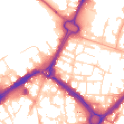 Daytime road noise heatmap for LE1 3NJ
