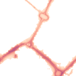 Night-time road noise heatmap for LE1 3NJ