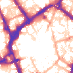 Daytime road noise heatmap for LE1 4AJ