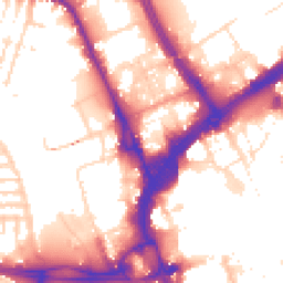 Daytime road noise heatmap for LE1 4PH
