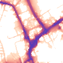 Daytime road noise heatmap for LE1 4QS