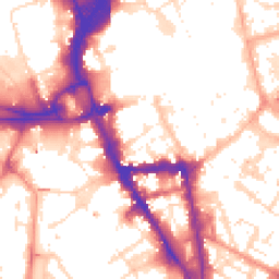 Daytime road noise heatmap for LE1 5RA