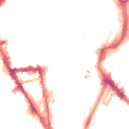 Night-time road noise heatmap for LE1 6GB