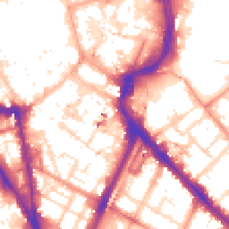 Daytime road noise heatmap for LE1 6NB