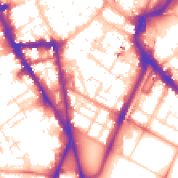 Daytime road noise heatmap for LE1 6RX